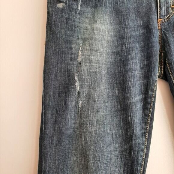 MAVI | Patti Straight Faded & Distressed Ripped  Blue Jeans Sz 28 - Picture 6 of 13